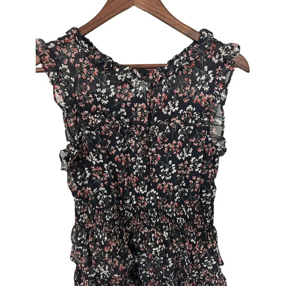 Sugar Lips Floral Print Mini Dress Size Small - Picture 2 of 3